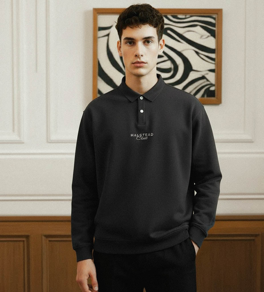 Heavyweight Polo Sweatshirt