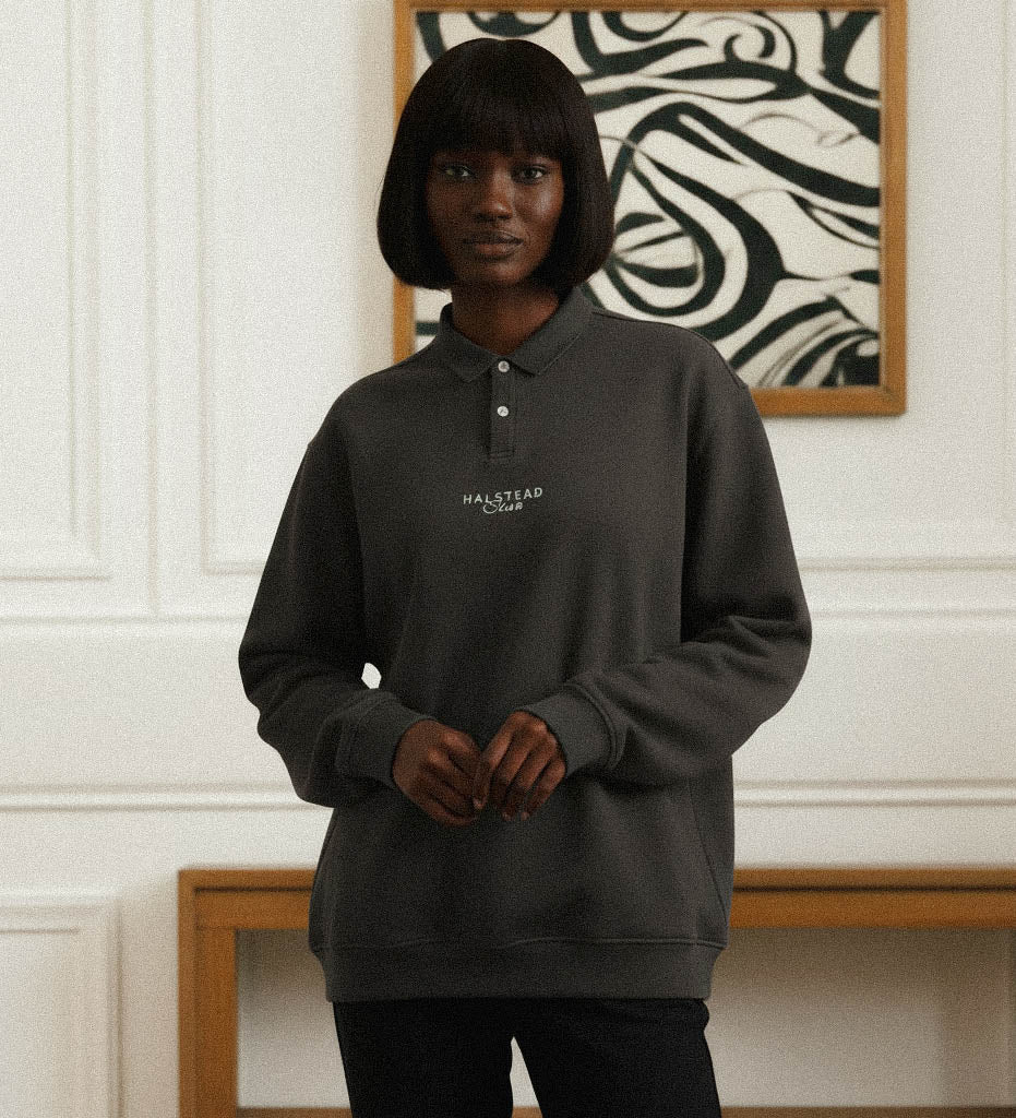 Heavyweight Polo Sweatshirt