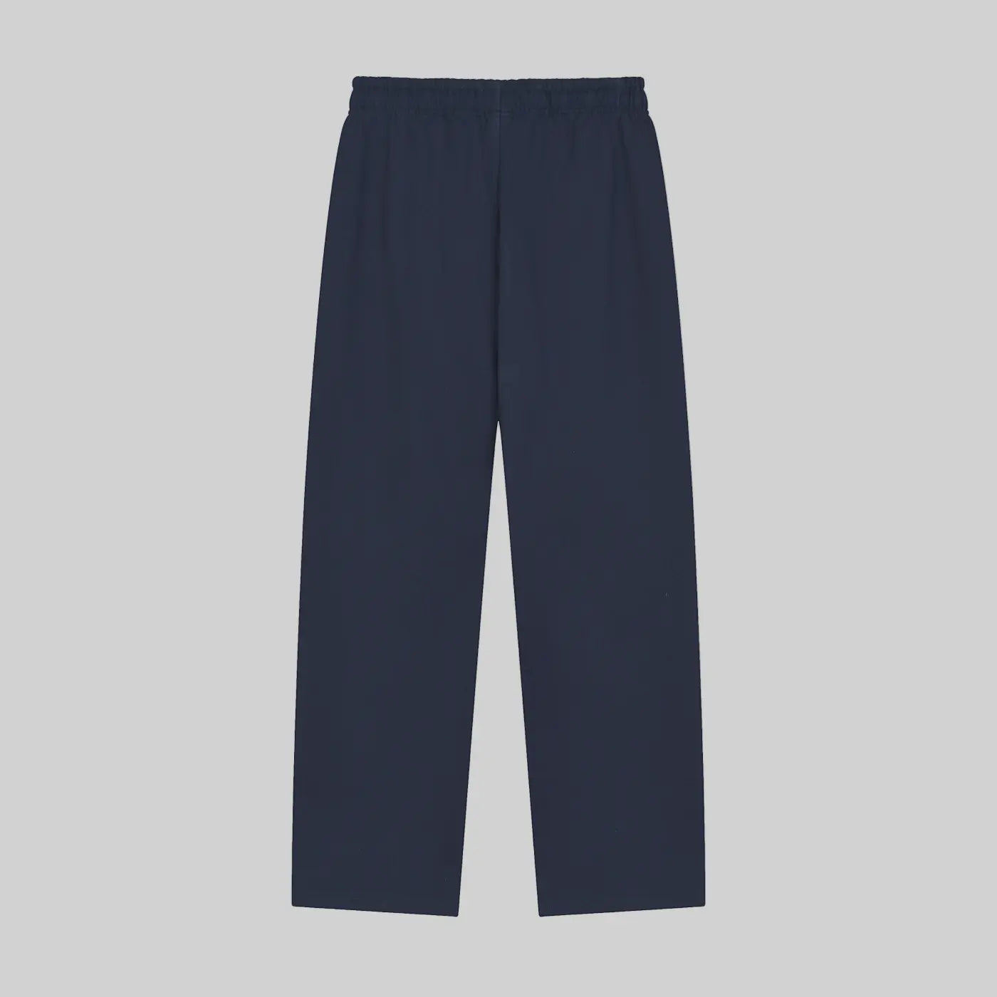 Navy blue pants on a white background