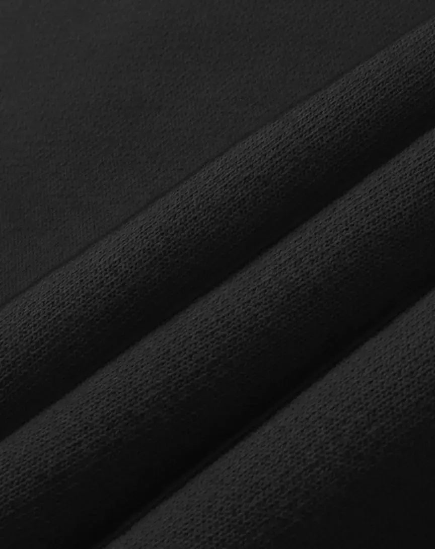 Close-up of black textured fabric